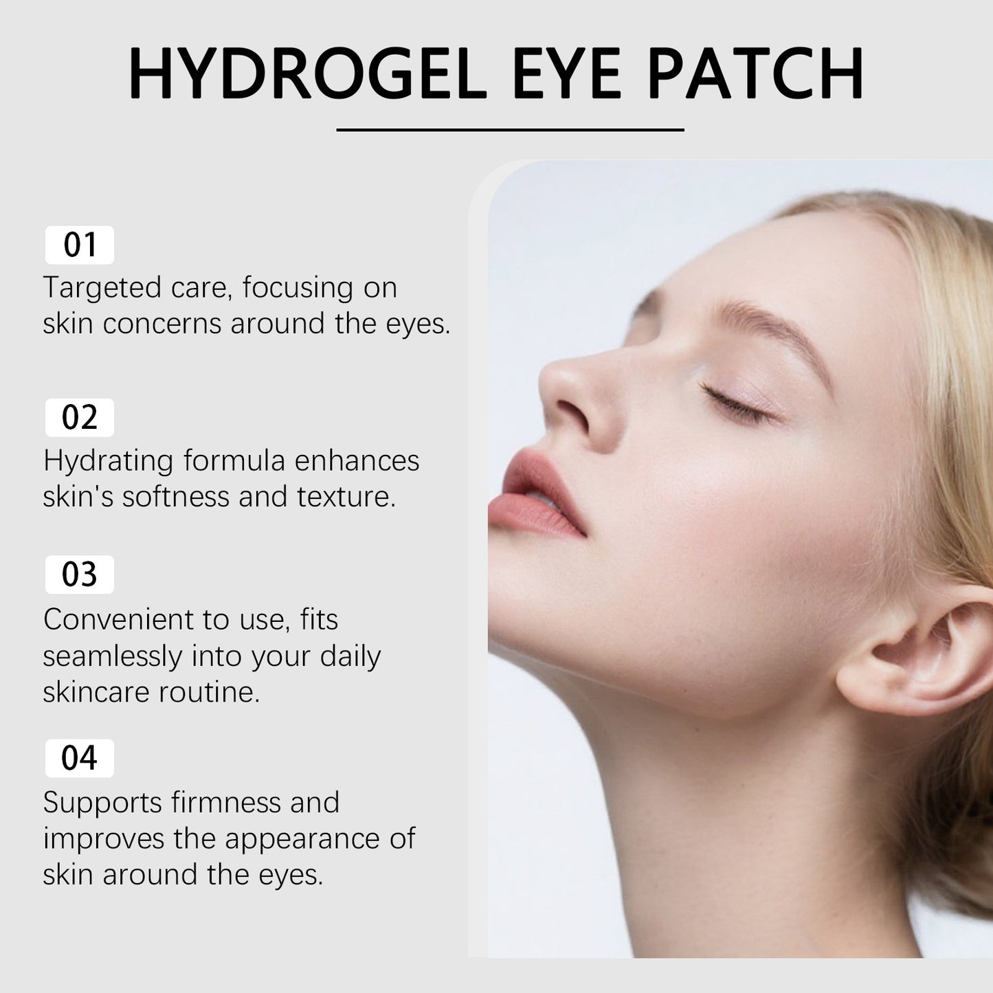 Peptide Collagen Hydrogel Eye Patches